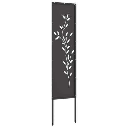 Dekorativna ploča za vrt Crna 32 x 140 cm Cijena