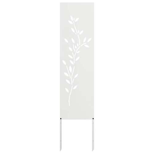 Dekorativna ploča za vrt Bijela 32 x 140 cm Cijena