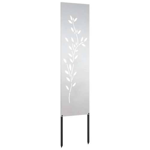 Dekorativna ploča za vrt Srebrna 32 x 140 cm Cijena