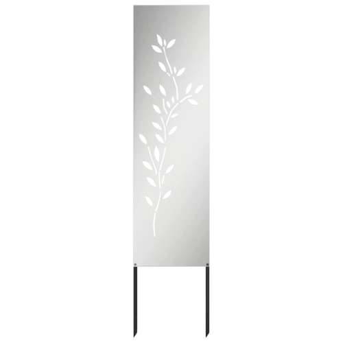 Dekorativna ploča za vrt Srebrna 32 x 140 cm Cijena