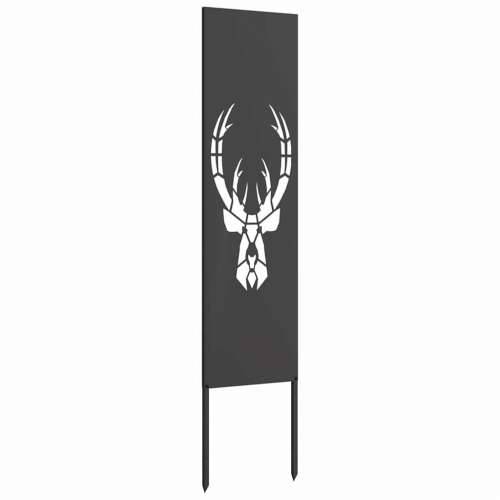 Dekorativna ploča za vrt Crna 32 x 140 cm Cijena