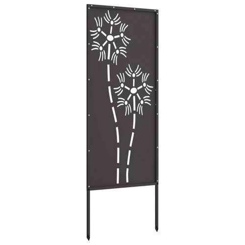 Dekorativna ploča za vrt Crna 50 x 140 cm Cijena