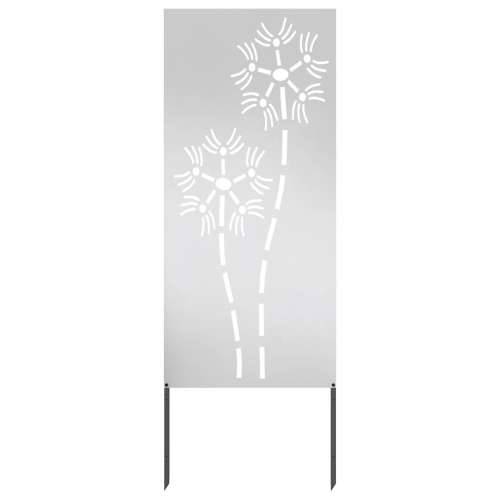 Dekorativna ploča za vrt Srebrna 50 x 140 cm Cijena