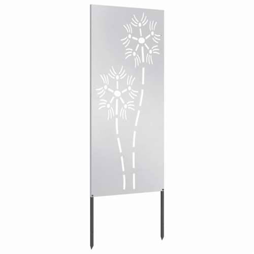Dekorativna ploča za vrt Srebrna 50 x 140 cm Cijena