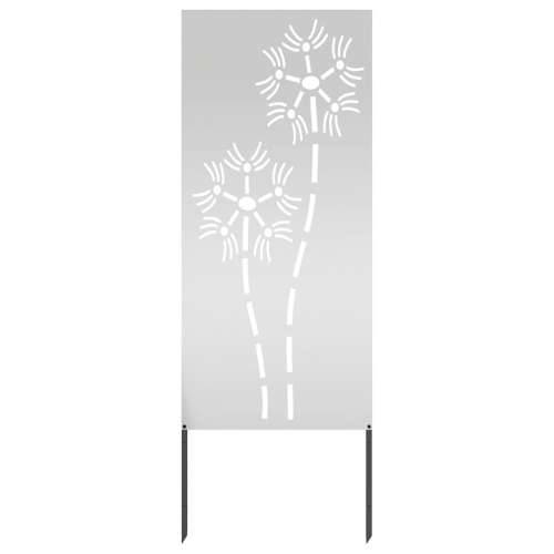 Dekorativna ploča za vrt Srebrna 50 x 140 cm Cijena