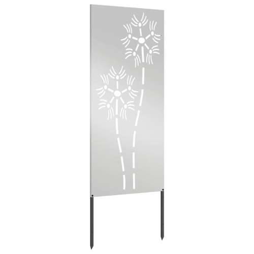 Dekorativna ploča za vrt Srebrna 50 x 140 cm Cijena
