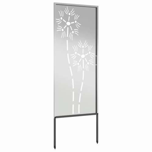 Dekorativna ploča za vrt Srebrna 50 x 140 cm Cijena