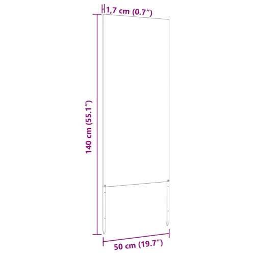 Dekorativna ploča za vrt Rđa 50 x 140 cm Cijena