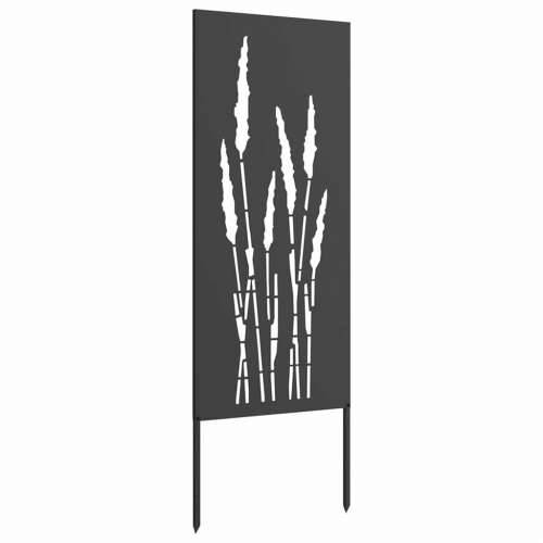 Dekorativna ploča za vrt Crna 50 x 140 cm Cijena