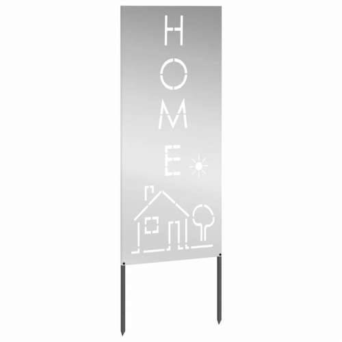 Dekorativna ploča za vrt Srebrna 50 x 140 cm Cijena