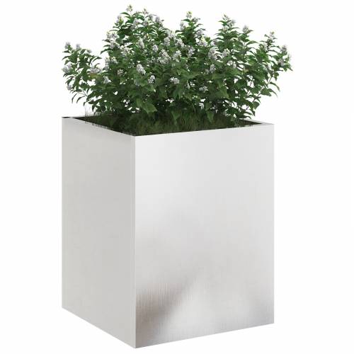 Vrtna saksija Srebrna 50 x 32 x 40 cm Cijena