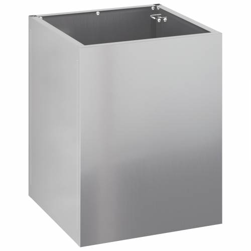 Vrtna saksija Srebrna 50 x 32 x 40 cm Cijena