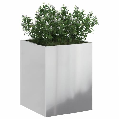Vrtna saksija Srebrna 50 x 32 x 40 cm Cijena