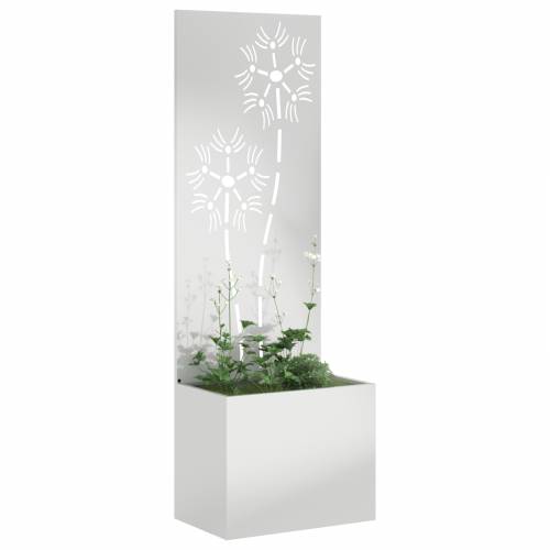 Vrtni Sadič s Dekorativnom Pločom Srebrna 50 x 140 cm Cijena