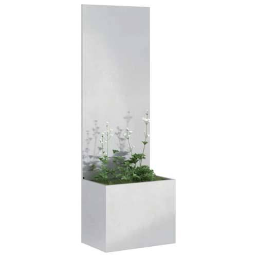 Vrtni Sadič s Dekorativnom Pločom Srebrna 50 x 140 cm Cijena