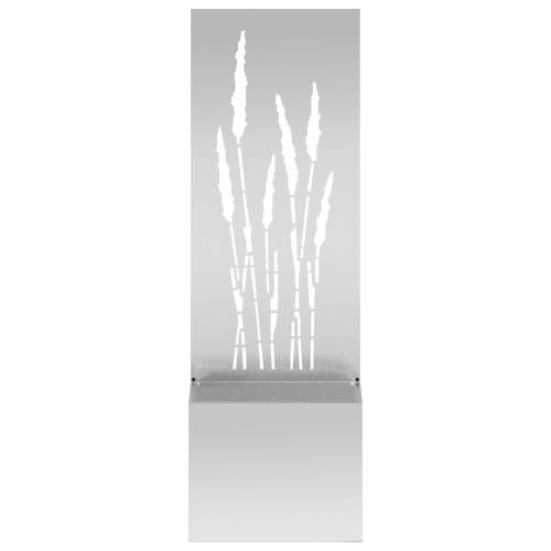 Vrtni Sadič s Dekorativnom Pločom Srebrna 50 x 140 cm Cijena