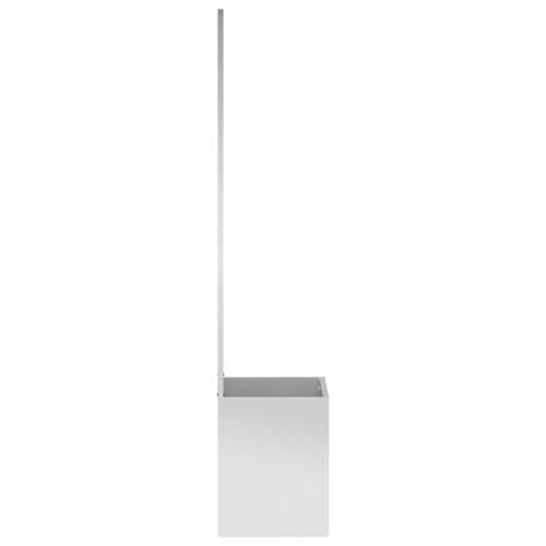 Vrtni Sadič s Dekorativnom Pločom Srebrna 50 x 140 cm Cijena