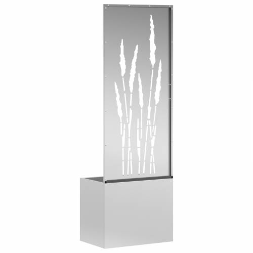 Vrtni Sadič s Dekorativnom Pločom Srebrna 50 x 140 cm Cijena