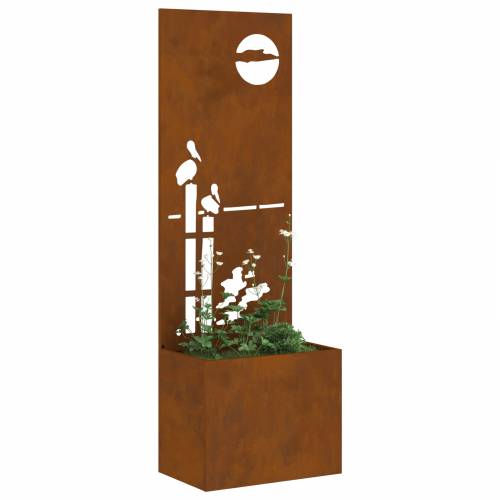 Vrtni Sadič s Dekorativnom Pločom Rđa 50 x 140 cm Cijena