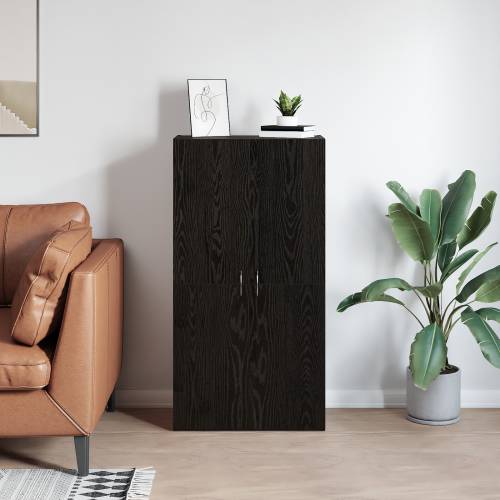 Uredski ormar Crni hrast 60 x 32 x 115 cm Konstruirano drvo Cijena
