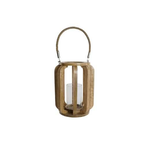 Svijećnjak Home ESPRIT Prirodno Kristal Drvo Manga 25 x 25 x 35 cm Cijena