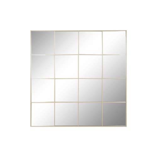 Zidno ogledalo Home ESPRIT Bež Prozor Scandi 122 x 2 x 122 cm Cijena