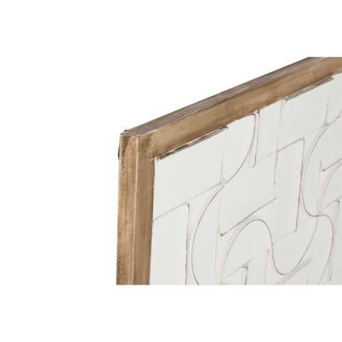 Ukrasna figura Home ESPRIT Bijela Prirodno moderan 90 x 3 x 90 cm Cijena