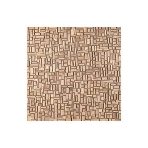 Ukrasna figura Home ESPRIT Prirodno moderan 90 x 3 x 90 cm Cijena