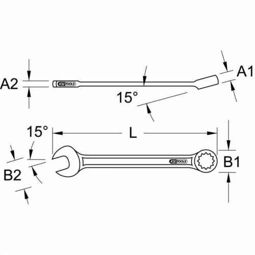 Kombinirani ključ KS Tools Cijena