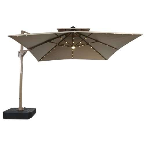 Suncobran Home ESPRIT Bež Šampanjac 286 x 350 x 280 cm Cijena