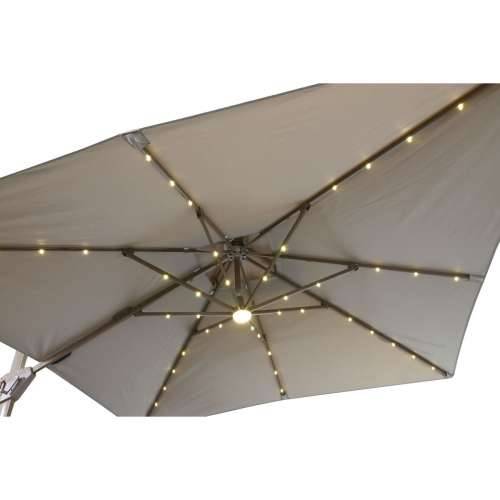 Suncobran Home ESPRIT Bež Šampanjac 286 x 350 x 280 cm Cijena