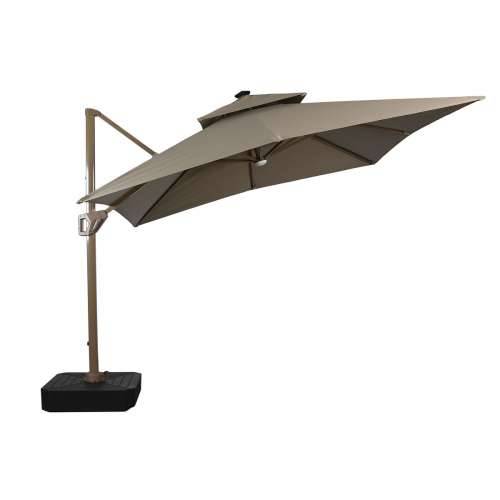 Suncobran Home ESPRIT Bež Šampanjac 286 x 350 x 280 cm Cijena