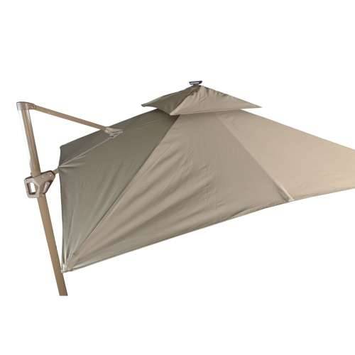 Suncobran Home ESPRIT Bež Šampanjac 286 x 350 x 280 cm Cijena