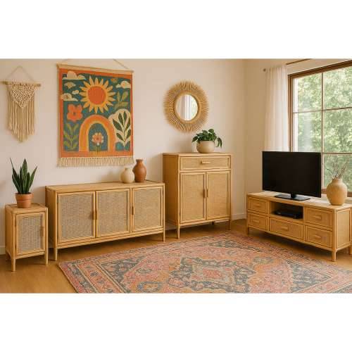 Namještaj za TV kabinet Home ESPRIT Svijetlo smeđi 120 x 30 x 45 cm Cijena