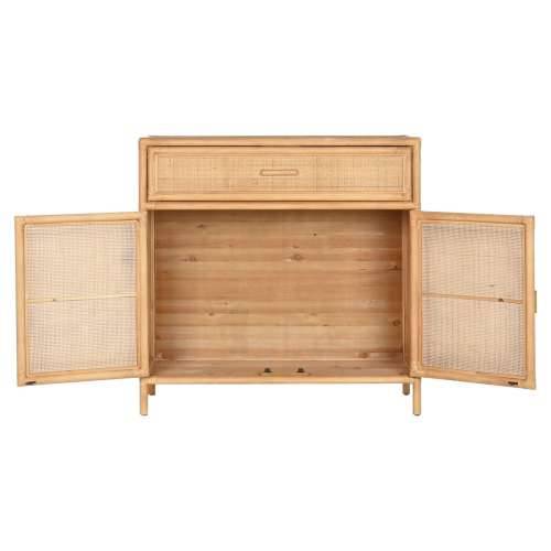 Ormarić za hodnik Home ESPRIT Svijetlo smeđi Ratan Jela 100 x 40 x 100 cm Cijena