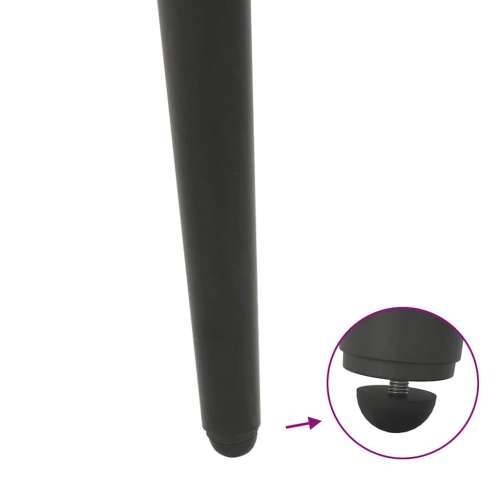 Noge za klub stolić konusnog oblika 4 kom antracit 30-31 cm čelik - Antracit 30-31 cm 1 Cijena