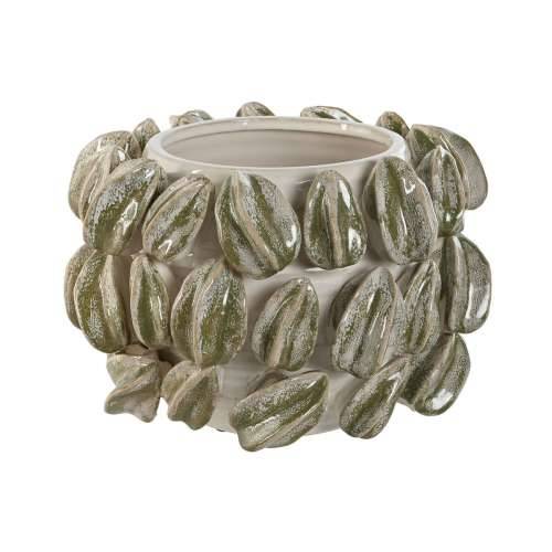 Stolni ukras Home ESPRIT Bijela Zelena Tropsko 30 x 30 x 20 cm Cijena