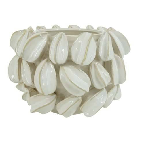 Stolni ukras Home ESPRIT Bijela Zelena Tropsko 30 x 30 x 19 cm Cijena