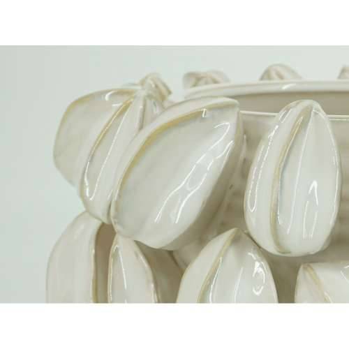 Stolni ukras Home ESPRIT Bijela Zelena Tropsko 30 x 30 x 19 cm Cijena
