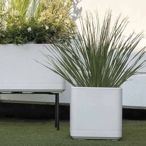 Tegla za biljke Deroma Cosmo Siva Plastika Reciklirana plastika 38 x 38 x 39 cm Kvadratno Kocka 38 cm Cijena