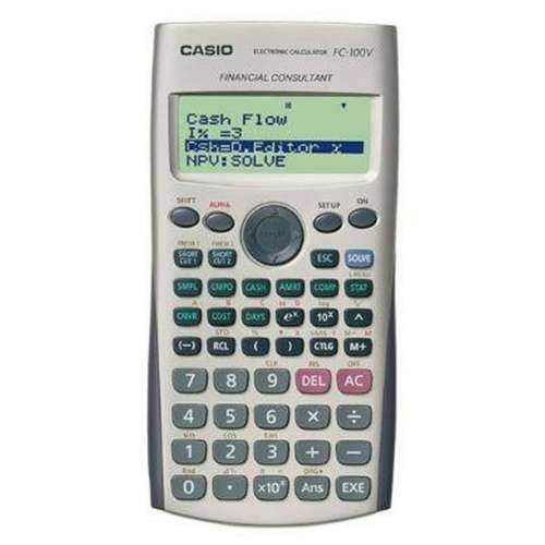 Znanstveni kalkulator Casio FC-100V Siva (10 kom.) Cijena