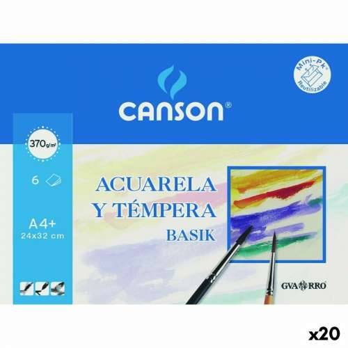 Papir za akvarel Canson 6 Listova 370 g/m² (20 kom.) Cijena