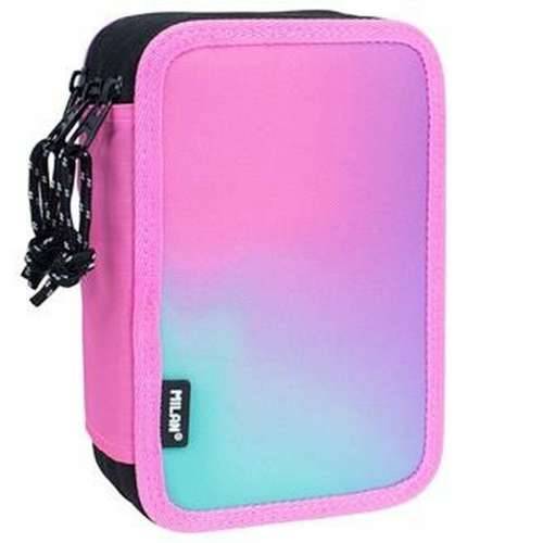 Trodijelna Pernica Milan Sunset Roza 19,5 x 13 x 7,5 cm (12 kom.) Cijena