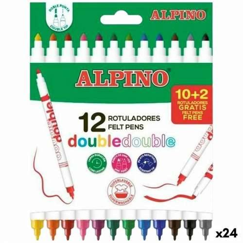 Set Flomastera Alpino Double Pisana 12 Dijelovi (24 kom.) Cijena