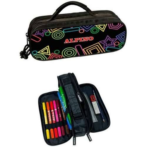 Trodijelna Pernica Alpino Mini Black Pisana (12 kom.) Cijena