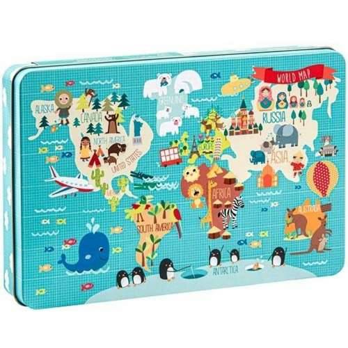 Puzzle Apli 48 x 32 cm Karta Svijeta 24 Dijelovi (8 kom.) Cijena