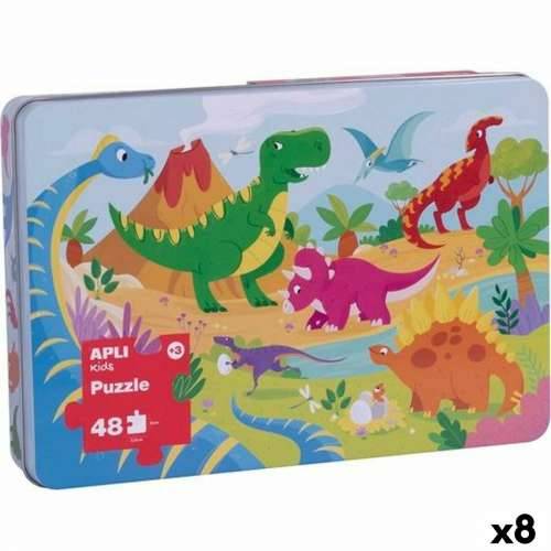 Puzzle Apli 48 x 32 cm dinosauri 48 Dijelovi (8 kom.) Cijena