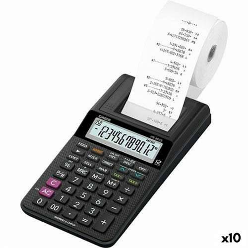 Pisač kalkulator Casio HR-8RCE Crna (10 kom.) Cijena