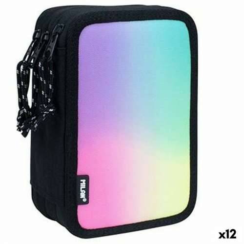 Trodijelna Pernica Milan Sunset Crna 19,5 x 13 x 7,5 cm (12 kom.) Cijena