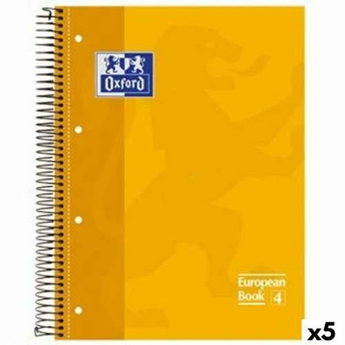 bilježnica Oxford Classic Rumena A4 80 Listovi (5 kom.) Cijena